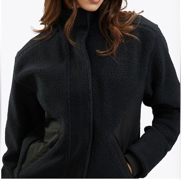 CUT Polartec® Sherpa Full Zip I Polar Classic-Fit Womens Teddy jacket Sweatshirt - Picture 2 of 5